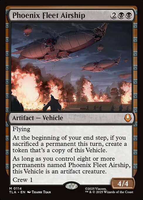 Phoenix Fleet Airship // Avatar: The Last Airbender // TLA 114