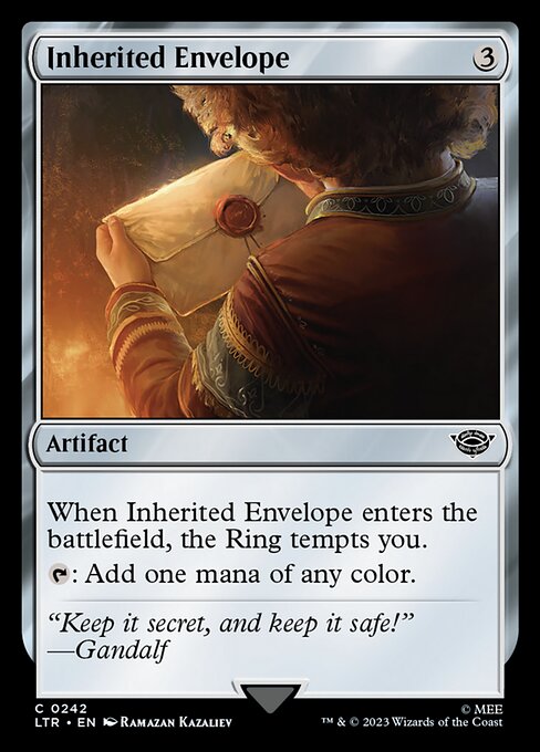 Inherited Envelope // The Lord of the Rings: Tales of Middle-earth // LTR 242