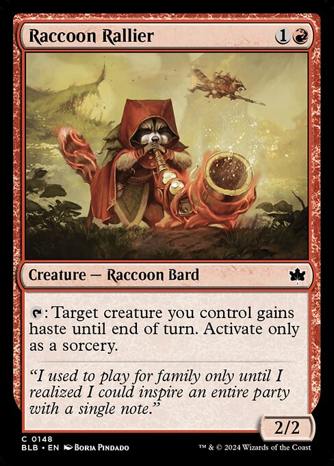 Raccoon Rallier // Bloomburrow // BLB 148
