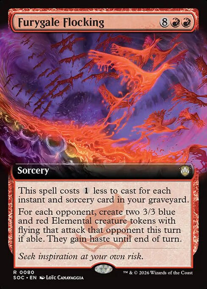 Furygale Flocking // Secrets of Strixhaven Commander // SOC 80