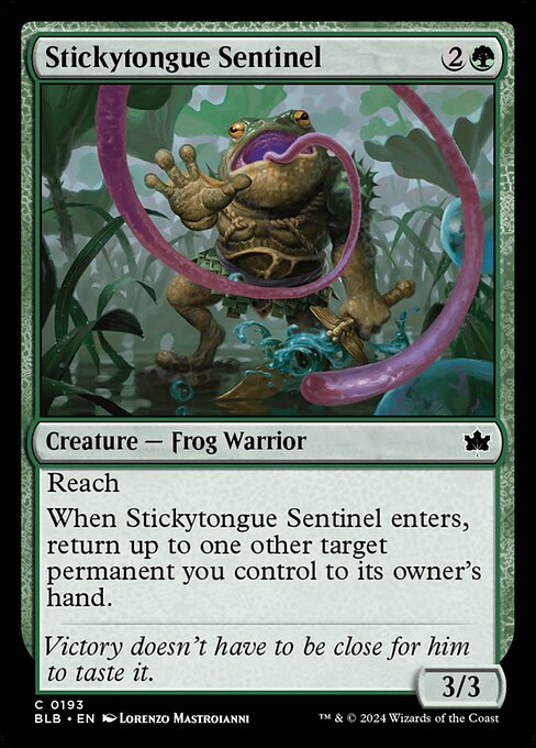 Stickytongue Sentinel // Bloomburrow // BLB 193