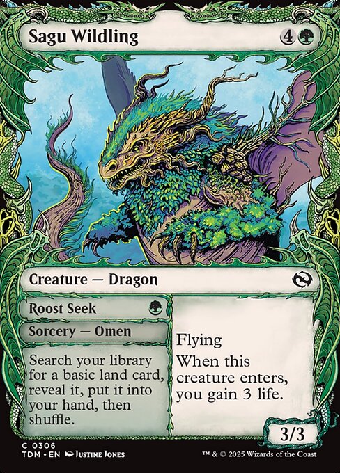 Sagu Wildling // Roost Seek // Tarkir: Dragonstorm // TDM 306