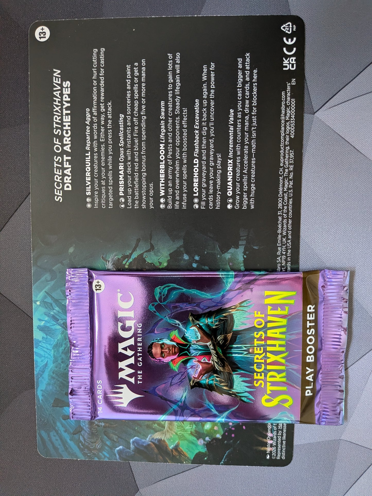 Secrets Of Strixhaven Play Booster Pack x5
