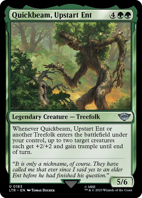 Quickbeam, Upstart Ent // The Lord of the Rings: Tales of Middle-earth // LTR 183