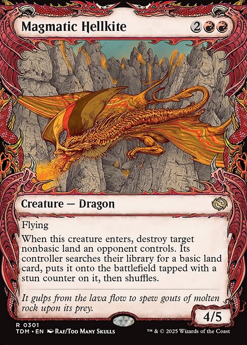 Magmatic Hellkite // Tarkir: Dragonstorm // TDM 301