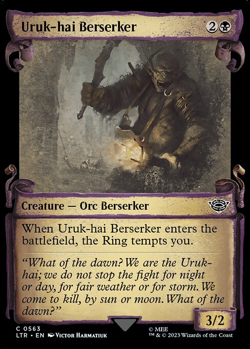 Uruk-hai Berserker // The Lord of the Rings: Tales of Middle-earth // LTR 563