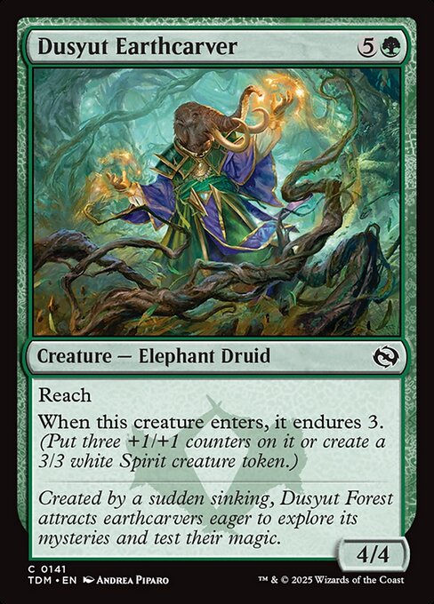 Dusyut Earthcarver // Tarkir: Dragonstorm // TDM 141
