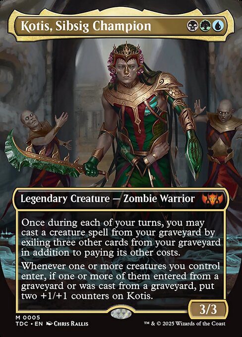 Kotis, Sibsig Champion // Tarkir: Dragonstorm Commander // TDC 5