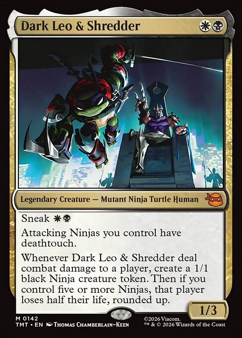 Dark Leo & Shredder // Teenage Mutant Ninja Turtles // TMT 142