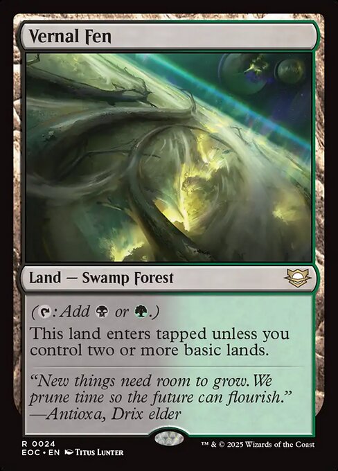 Vernal Fen // Edge of Eternities Commander // EOC 24