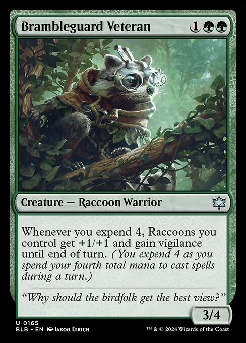 Brambleguard Veteran // Bloomburrow // BLB 165