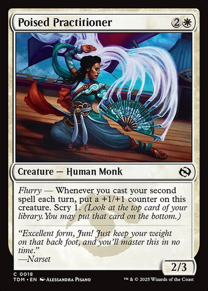 Poised Practitioner // Tarkir: Dragonstorm // TDM 18
