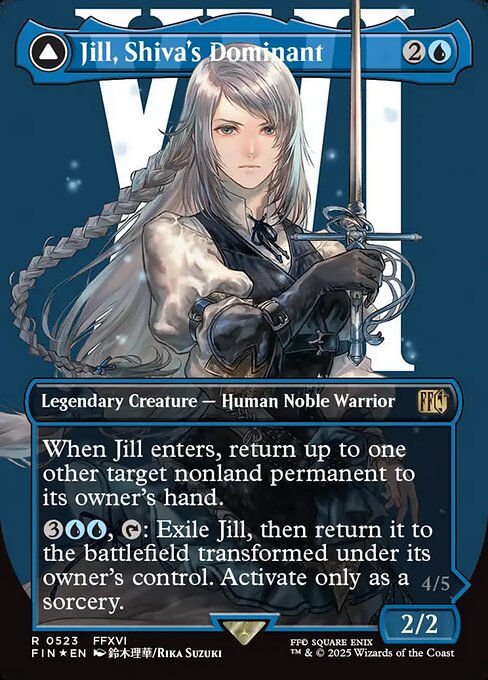 Jill, Shiva's Dominant // Shiva, Warden of Ice // Final Fantasy // FIN 523