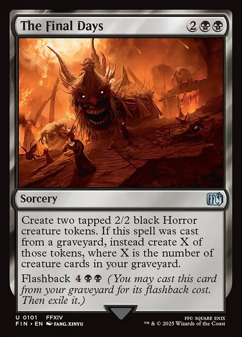 The Final Days // Final Fantasy // FIN 101