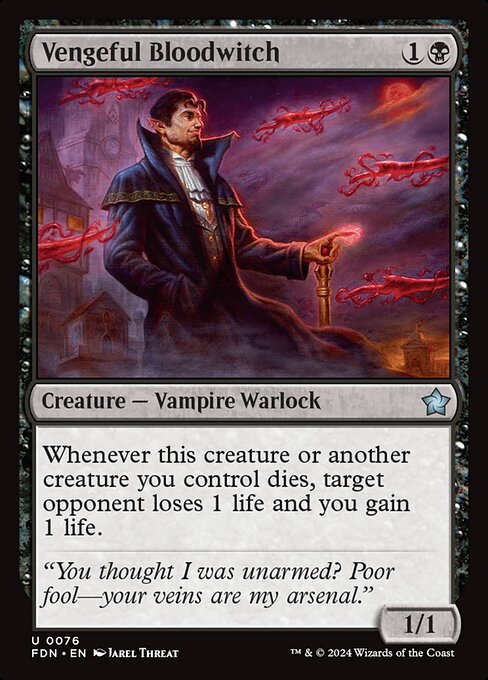 Vengeful Bloodwitch // Foundations // FDN 76