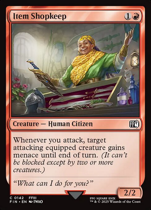 Item Shopkeep // Final Fantasy // FIN 142