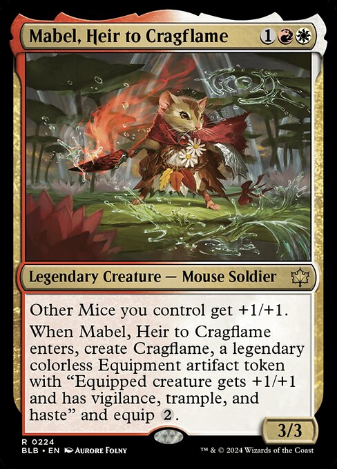 Mabel, Heir to Cragflame // Bloomburrow // BLB 224