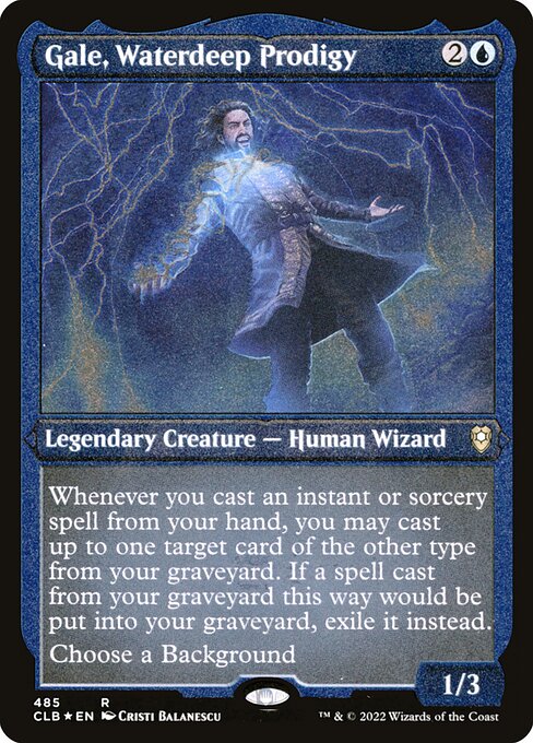 Gale, Waterdeep Prodigy // Commander Legends: Battle for Baldur's Gate // CLB 485