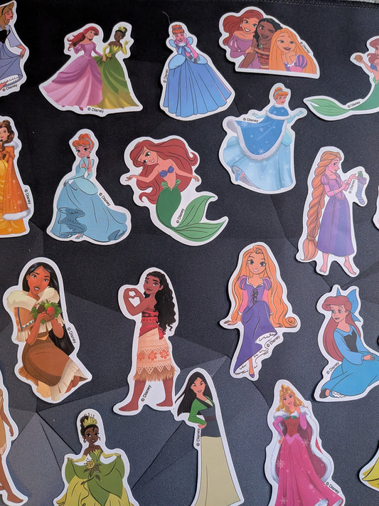 60 Disney Princess Stickers