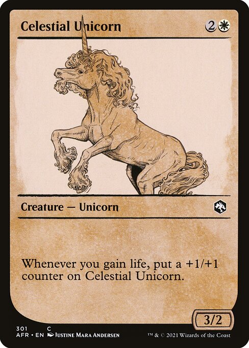 Celestial Unicorn // Adventures in the Forgotten Realms // AFR 301