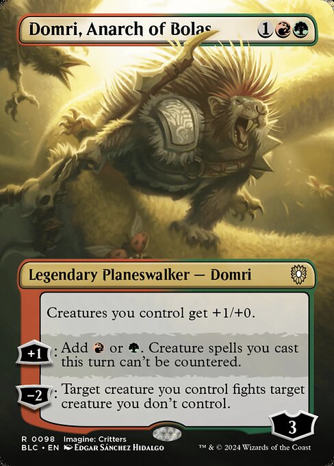 Domri, Anarch of Bolas // Bloomburrow Commander // BLC 98