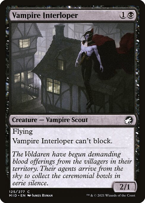 Vampire Interloper // Innistrad: Midnight Hunt // MID 125