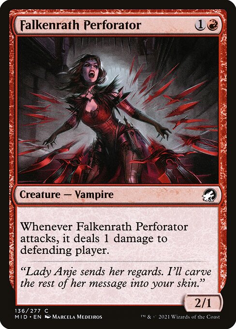 Falkenrath Perforator // Innistrad: Midnight Hunt // MID 136