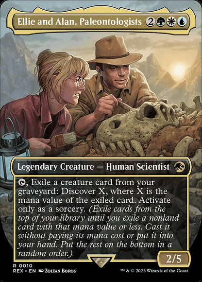 Ellie and Alan, Paleontologists // Jurassic World Collection // REX 10