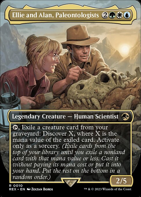 Ellie and Alan, Paleontologists // Jurassic World Collection // REX 10