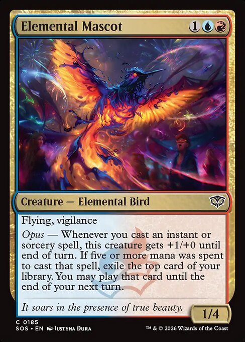 Elemental Mascot // Secrets of Strixhaven // SOS 185