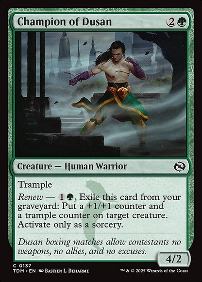 Champion of Dusan // Tarkir: Dragonstorm // TDM 137