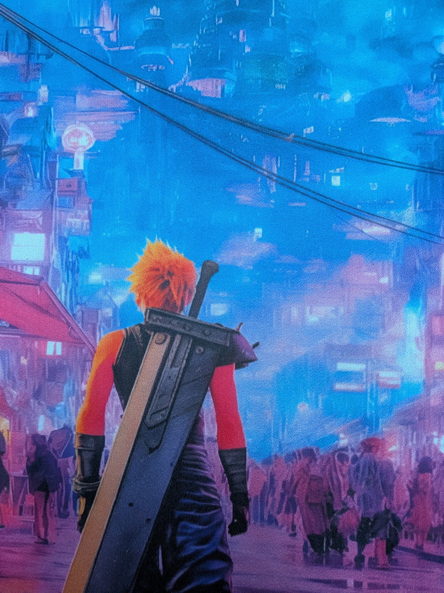 Final Fantasy VII Wall Market Playmat 60x35cm