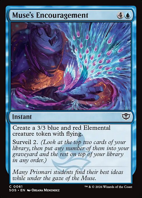Muse's Encouragement // Secrets of Strixhaven // SOS 61