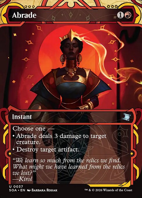 Abrade // Secrets of Strixhaven Mystical Archive // SOA 37