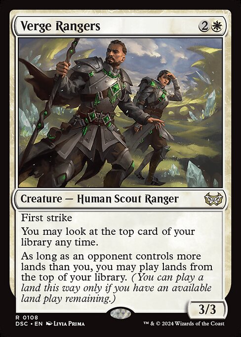 Verge Rangers // Duskmourn: House of Horror Commander // DSC 108