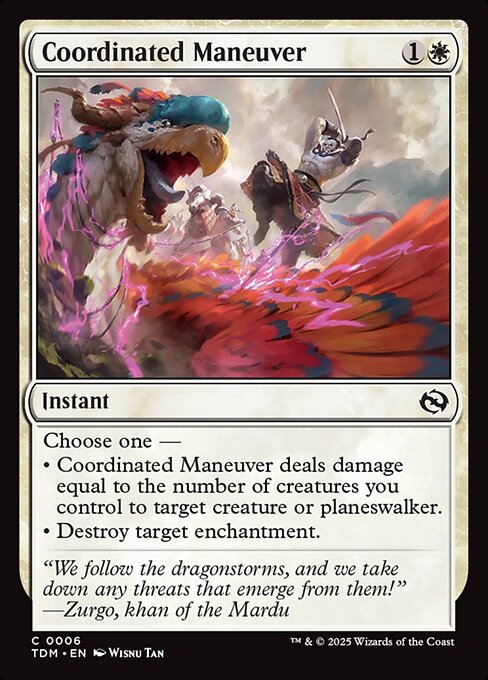 Coordinated Maneuver // Tarkir: Dragonstorm // TDM 6