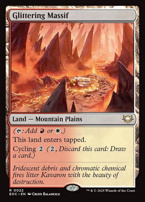 Glittering Massif // Edge of Eternities Commander // EOC 22