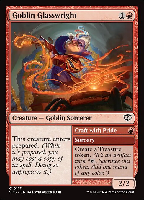 Goblin Glasswright // Craft with Pride // Secrets of Strixhaven // SOS 117