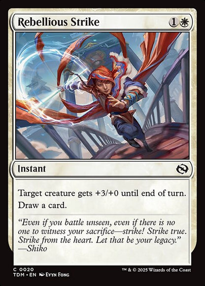 Rebellious Strike // Tarkir: Dragonstorm // TDM 20
