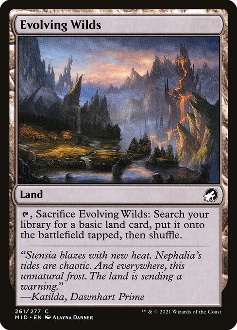Evolving Wilds // Innistrad: Midnight Hunt // MID 261