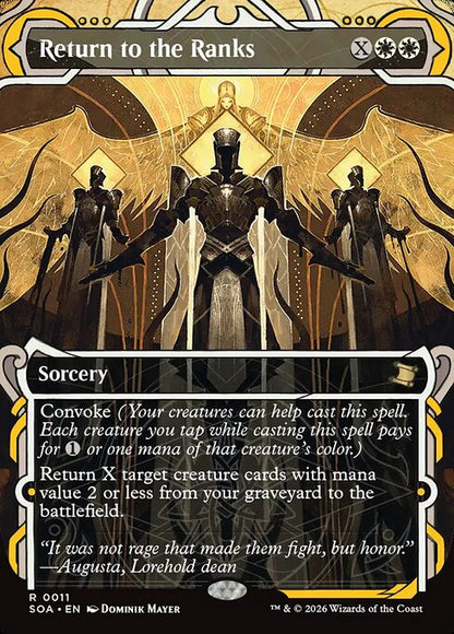 Return to the Ranks // Secrets of Strixhaven Mystical Archive // SOA 11