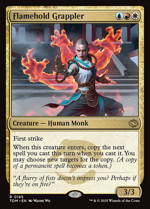 Flamehold Grappler // Tarkir: Dragonstorm // TDM 185