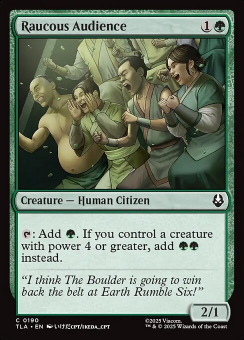 Raucous Audience // Avatar: The Last Airbender // TLA 190