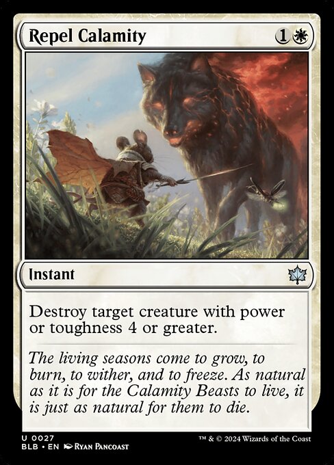 Repel Calamity // Bloomburrow // BLB 27