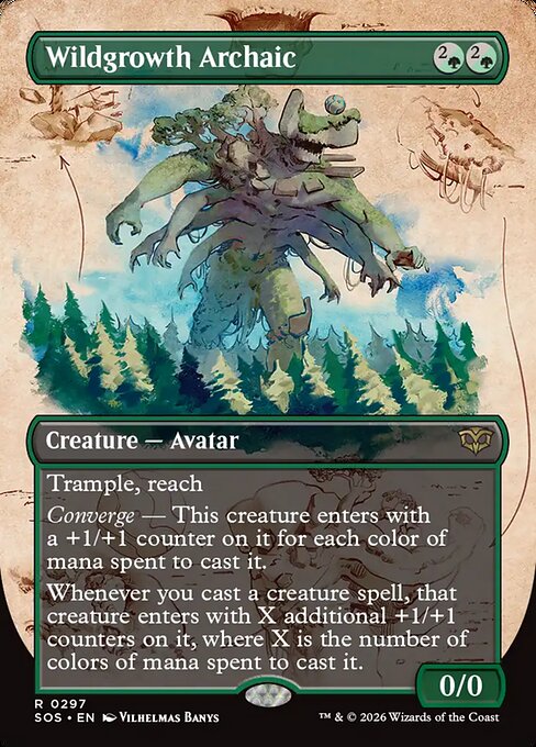 Wildgrowth Archaic // Secrets of Strixhaven // SOS 297