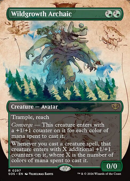 Wildgrowth Archaic // Secrets of Strixhaven // SOS 297