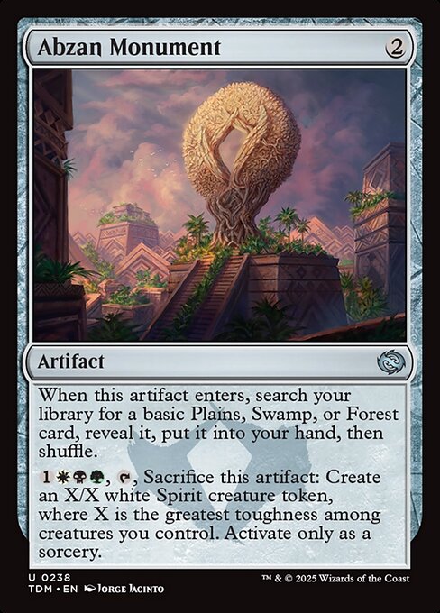 Abzan Monument // Tarkir: Dragonstorm // TDM 238