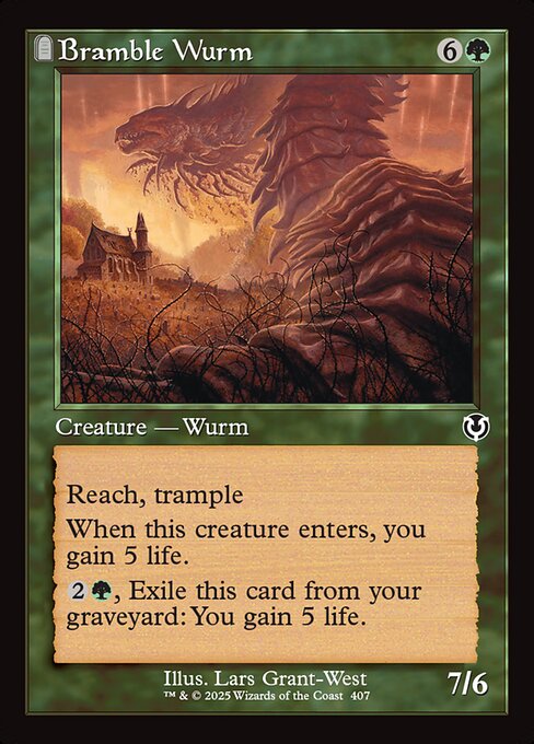 Bramble Wurm // Innistrad Remastered // INR 407