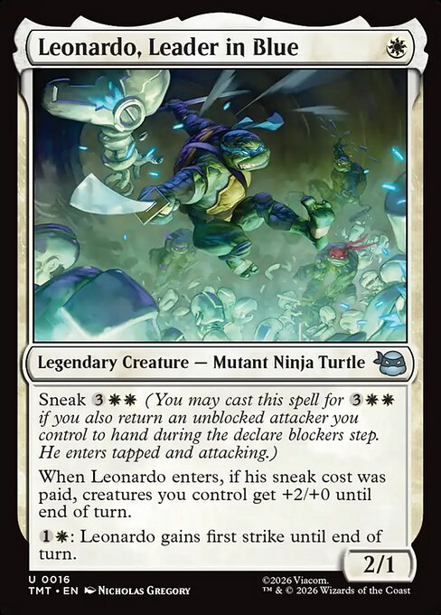 Leonardo, Leader in Blue // Teenage Mutant Ninja Turtles // TMT 16