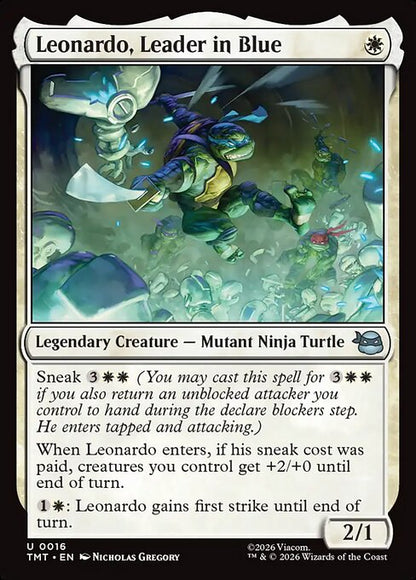 Leonardo, Leader in Blue // Teenage Mutant Ninja Turtles // TMT 16